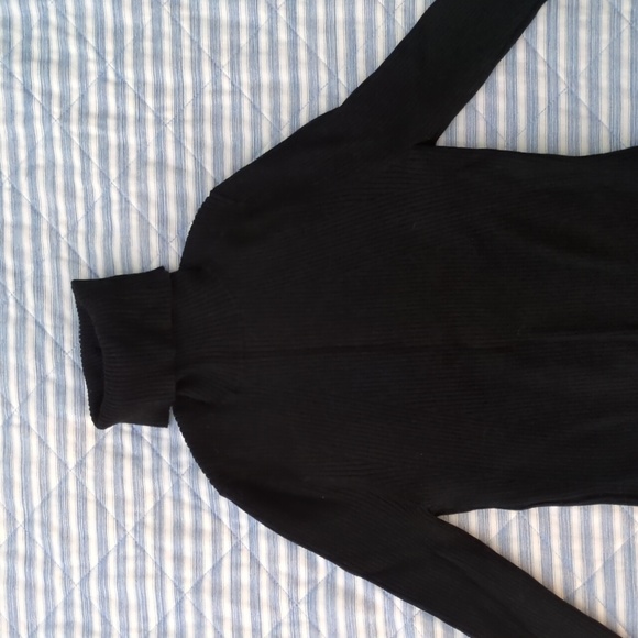 Anthropologie Tops - Maeve Turtleneck Ribbed Shirt - XS - Black
